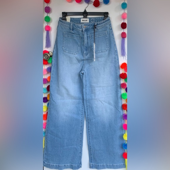 ROLLAS : The Sailor, High Waist Wide Leg Size 28 - Picture 4 of 5